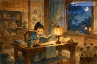 凿壁偷光 / Borrowing Light Through the Wall