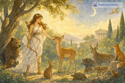 狄安娜与牡鹿 / Diana and the Stag