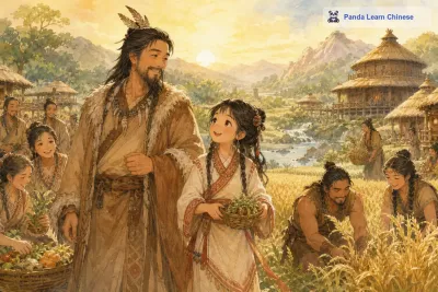精卫填海/ Jingwei Fills the Sea