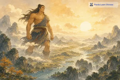 夸父追日/ Kuafu Chases the Sun