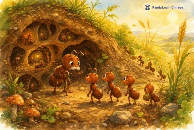 小蚂蚁搬家/ Little Ants Move House