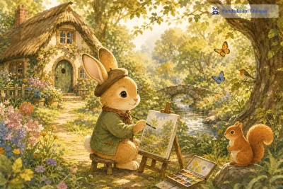 小兔子画家/Little Bunny the Painter