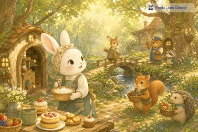 小兔子的月饼店/Little Bunny’s Mooncake Shop