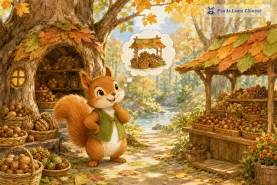 小松鼠的坚果店/Little Squirrel’s Nut Shop