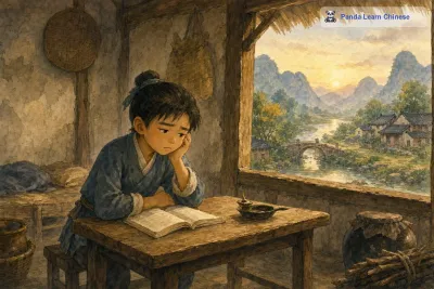 囊萤夜读/Reading by Firefly Light