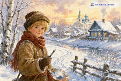 雪地画家/Snowfield Painter