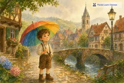 彩色雨伞 / The Colorful Umbrella