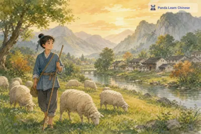 牧童/ The Young Shepherd
