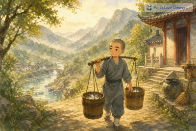 三个和尚/Three Monks