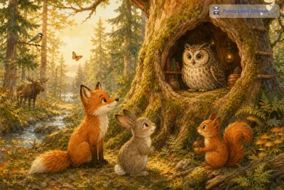 智慧老猫头鹰/Wise Old Owl