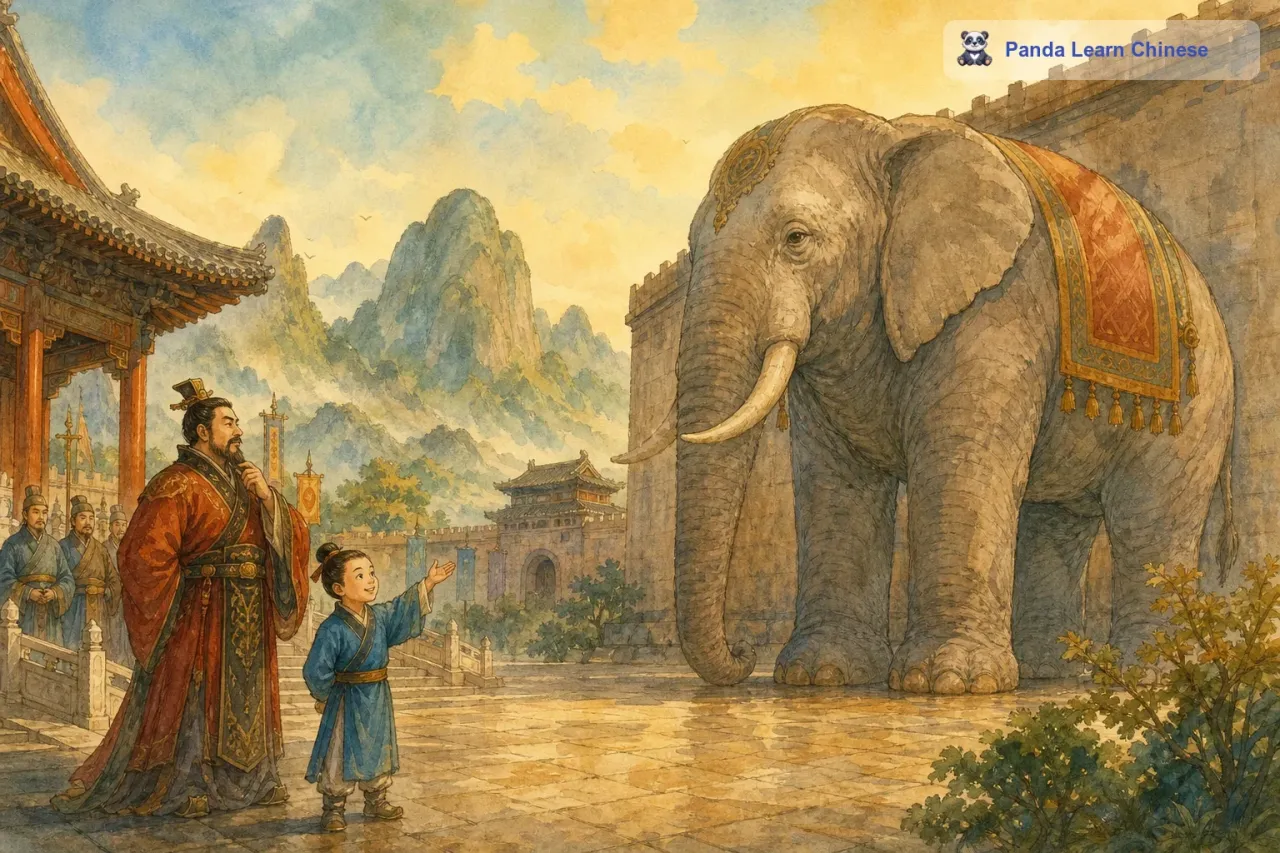 曹冲称象 / Cao Chong Weighs the Elephant