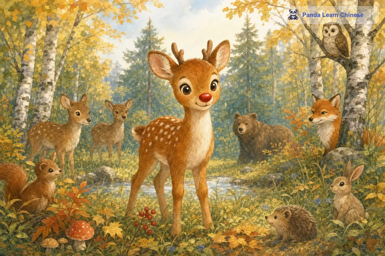 小鹿的红鼻子/ Little Deer’s Red Nose