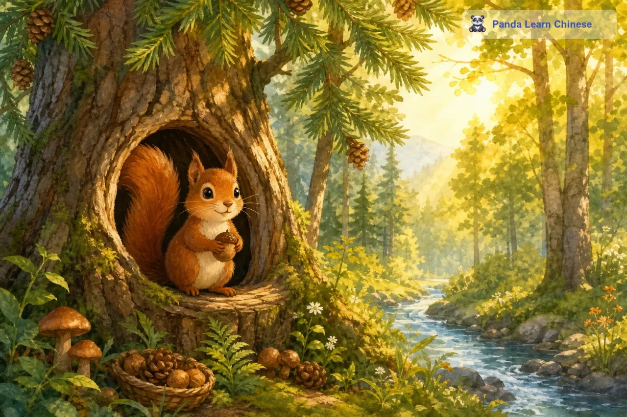小松鼠的森林/Little Squirrel’s Forest