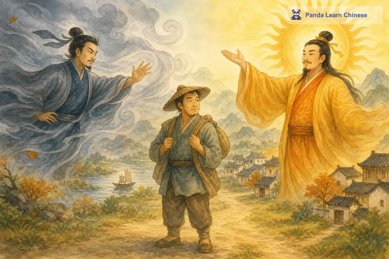 北风和太阳/North Wind and Sun