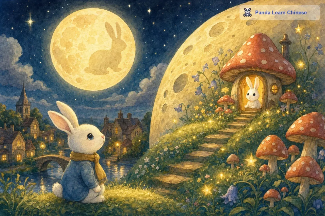 月亮上的兔子/Rabbit on the Moon