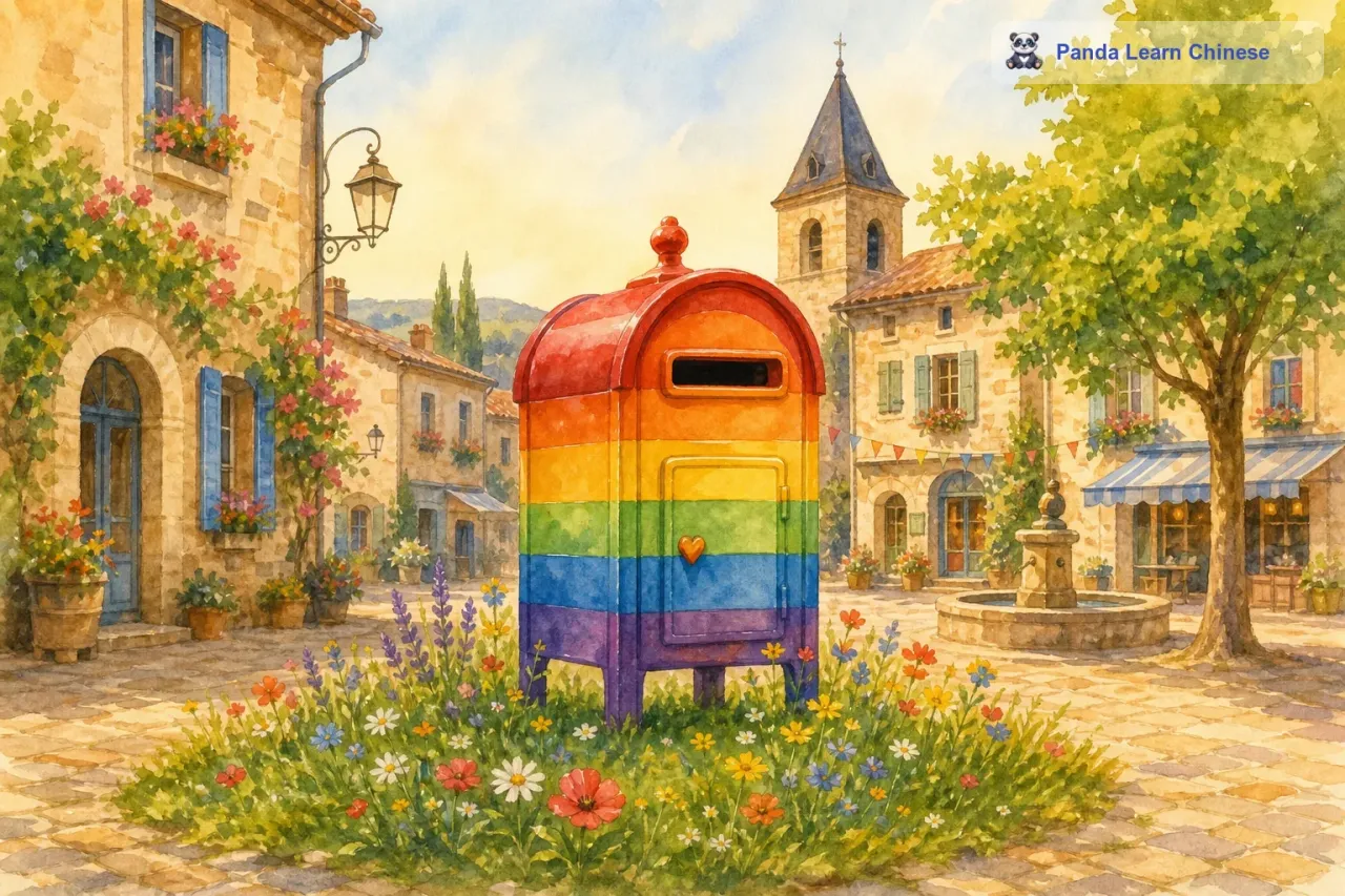 彩虹邮筒/Rainbow Mailbox