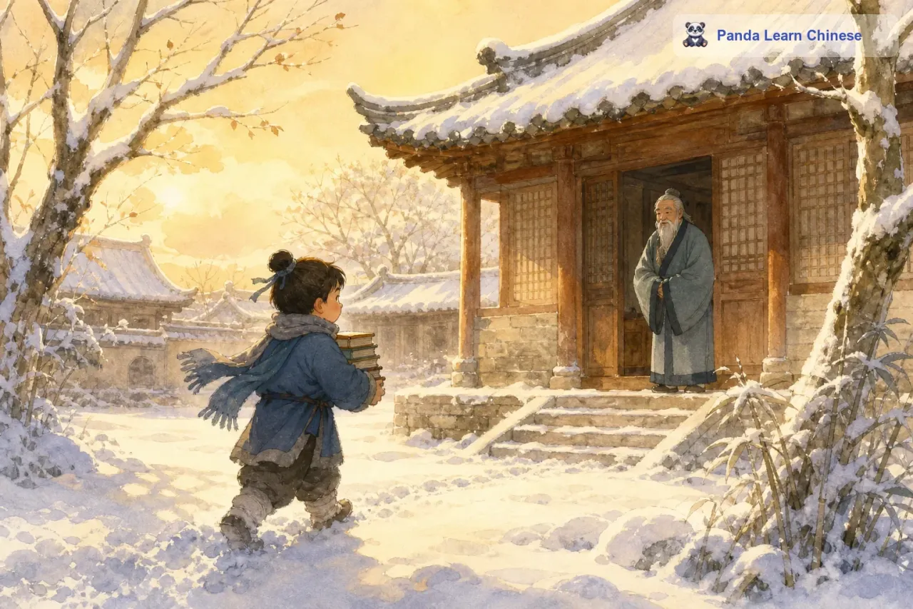 程门立雪 / Respecting the Teacher in the Snow