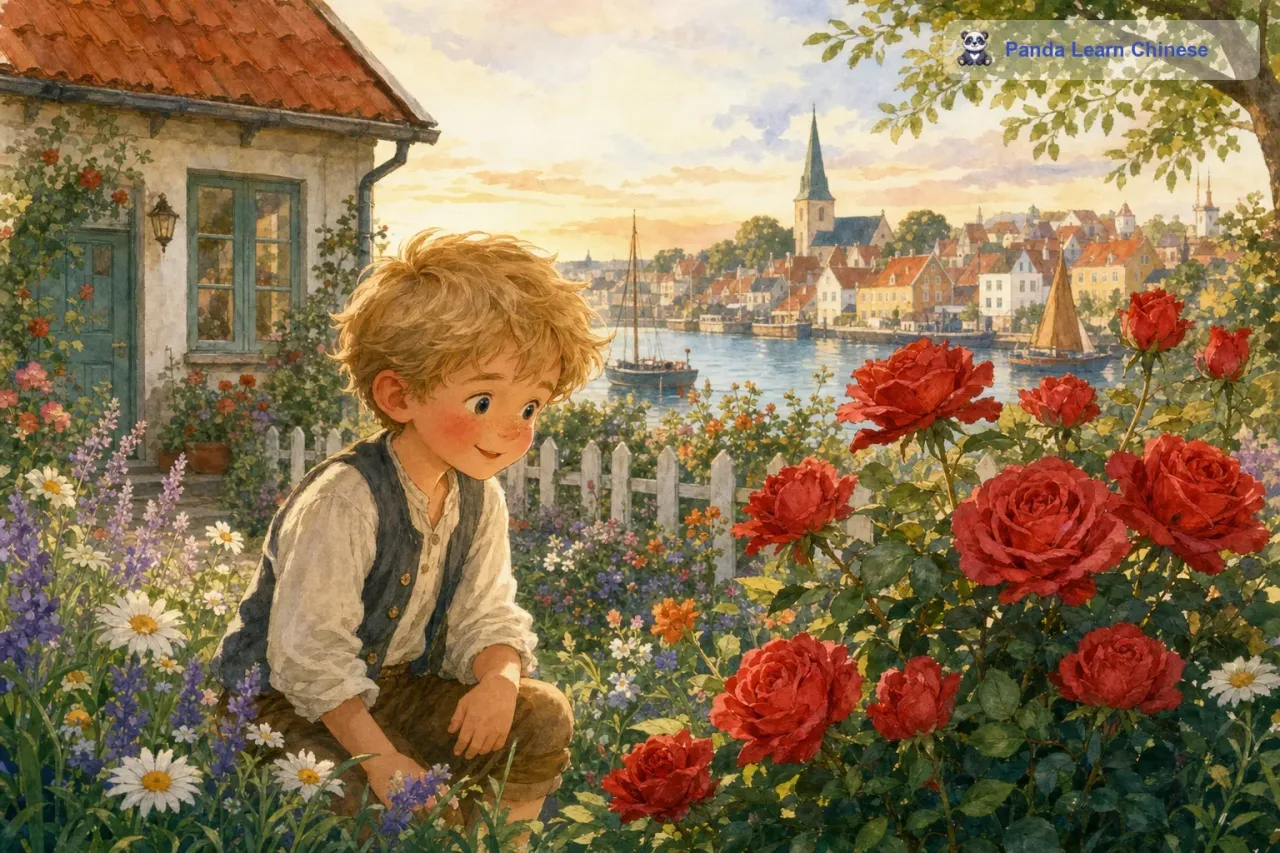 花园里的玫瑰/Roses in the Garden