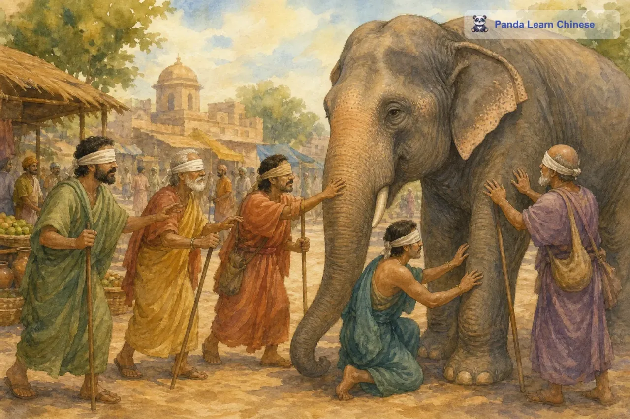 盲人摸象 / The Blind Men and the Elephant