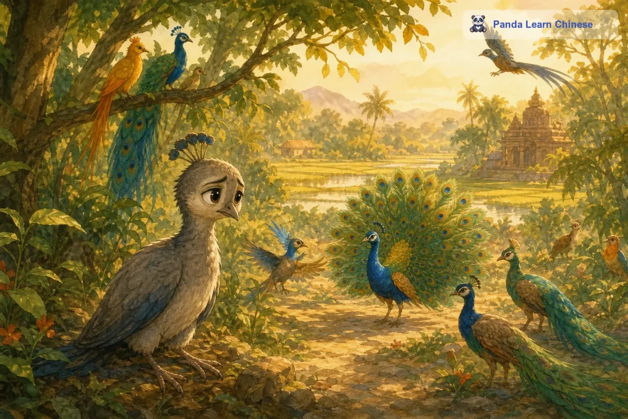 七彩孔雀 / The Colorful Peacock