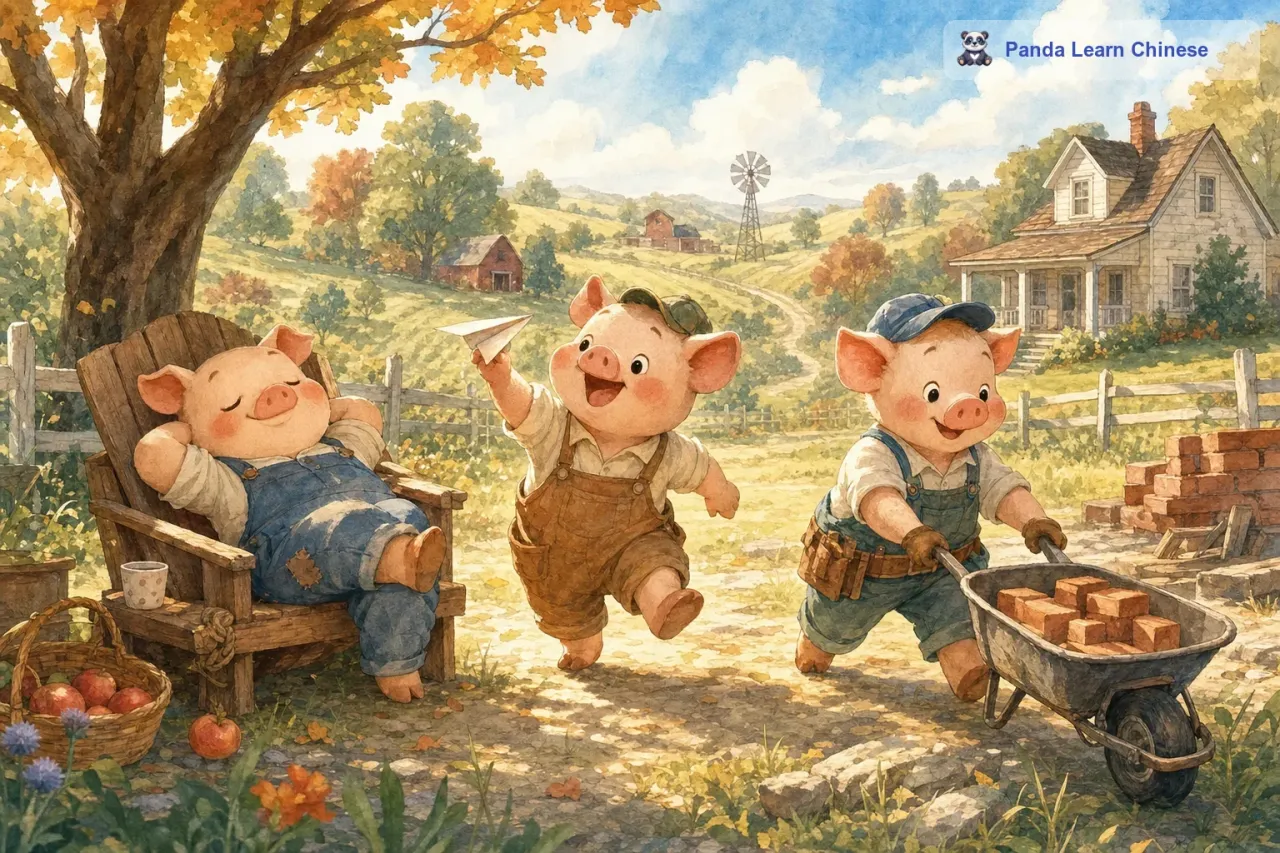 三只小猪/Three Little Pigs