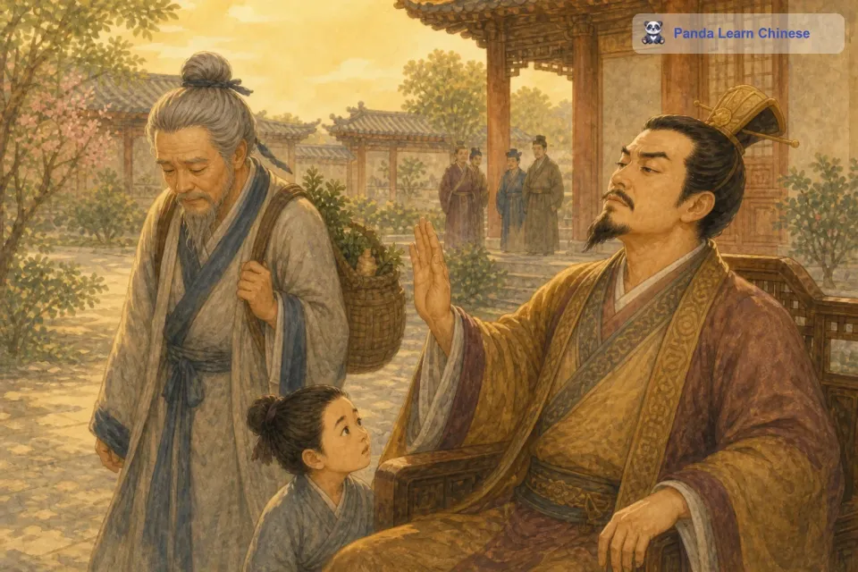 蔡桓公听了，却不以为然，他觉得自己身体好得很，根本没病，还对扁鹊说：“我没病，不需要医治。扁鹊无奈，只好离开了。