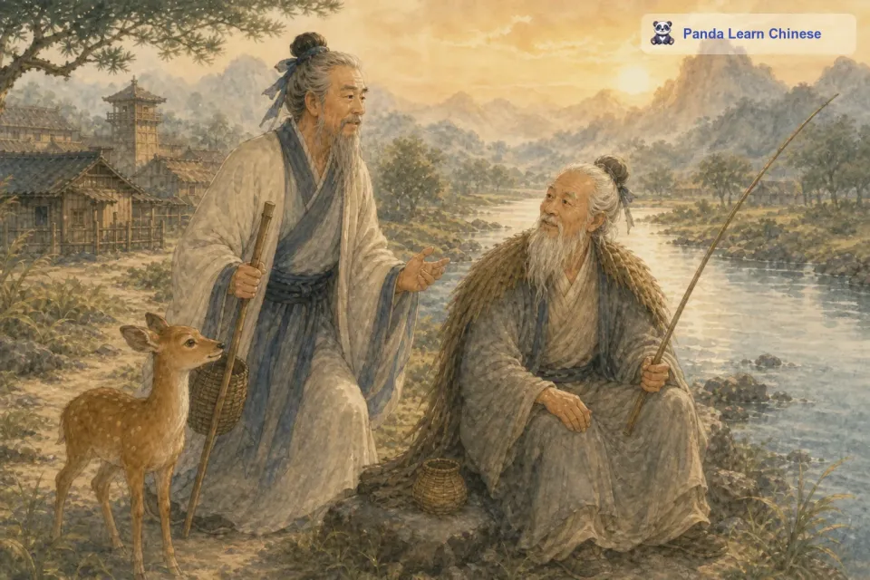 在交谈的过程中，姬昌发现姜太公见解独到，知识渊博，对天下大事有着深刻的理解。姬昌非常高兴，他知道自己终于找到了一位能够辅佐自己成就大业的贤才。