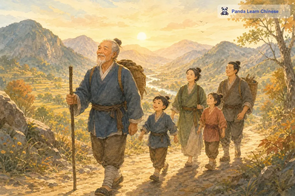 愚公移山的故事告诉我们，只要有坚定的信念，不怕困难，坚持不懈地努力，就没有做不成的事情。