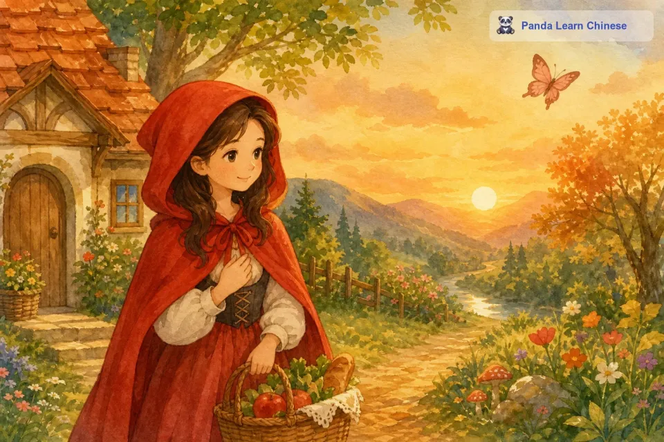 从此，小红帽记住了妈妈的话，再也不会轻易和陌生人说话了。这个故事也告诉小朋友们，要时刻警惕陌生人，保护好自己。