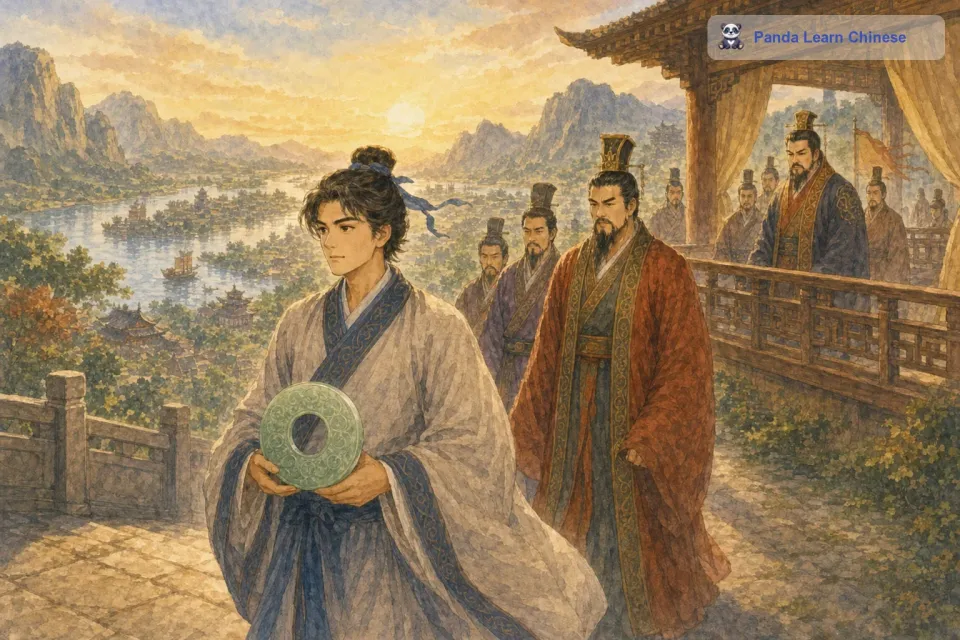 秦王见蔺相如这么勇敢机智，只好放他回国。蔺相如就这样凭借着自己的智慧和勇气，完璧归赵了。