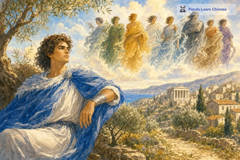 这八个风神兄弟就这样各司其职，年复一年地调节着气候，维持着世界的平衡，让希腊神话的世界里充满生机与和谐。