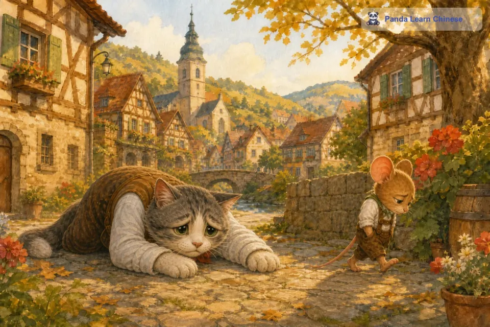 汤姆抓住小鸟后，才突然想起杰瑞，他看着杰瑞离去的背影，突然意识到自己失去了一个朋友。但是，因为本性难移，他也只能看着杰瑞越走越远。这个故事告诉我们，有些天性是很难改变的，即使想要改变也非常困难。