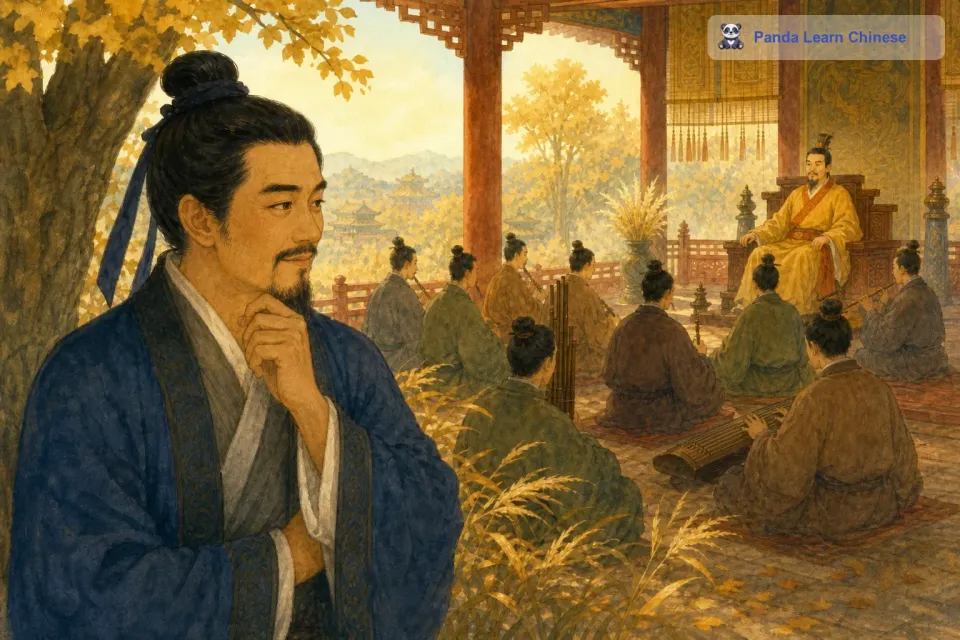 于是，他心生一计，决定混进这个乐队。