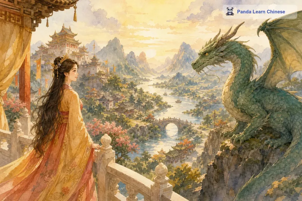 在很久很久以前的美国大陆，有一个美丽的王国。王国里有一位非常美丽善良的公主，她的笑容如同阳光般温暖着每一个人的心。可是，有一天，一只恶龙突然出现在王国的边境。