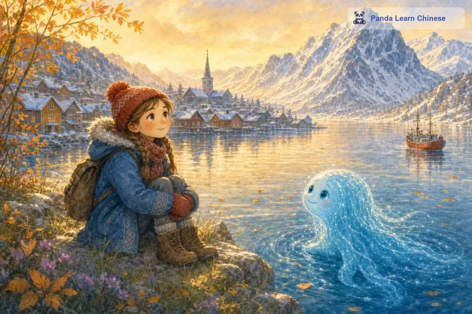 从那以后，艾娃和她的神秘朋友继续着她们的友谊。这个神秘生物会在夏天隐藏在湖底，到了冬天又会和艾娃在冰下玩耍。艾娃也一直保守着这个秘密，这个关于冰湖传说的秘密，成为了她心中最美好的回忆。