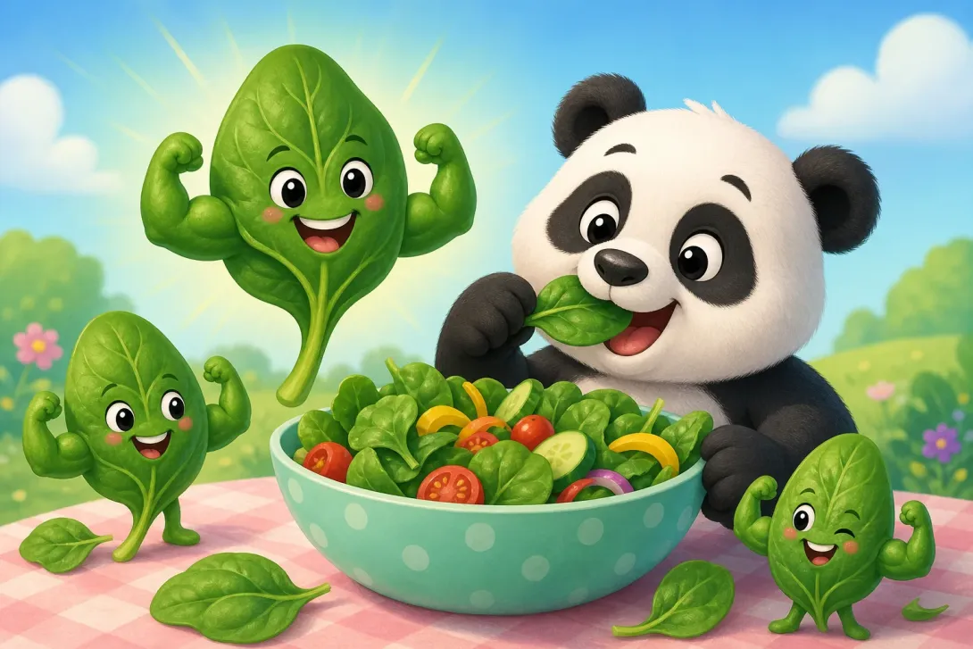 Fun Fact: 大力士蔬菜：菠菜 · About Spinach