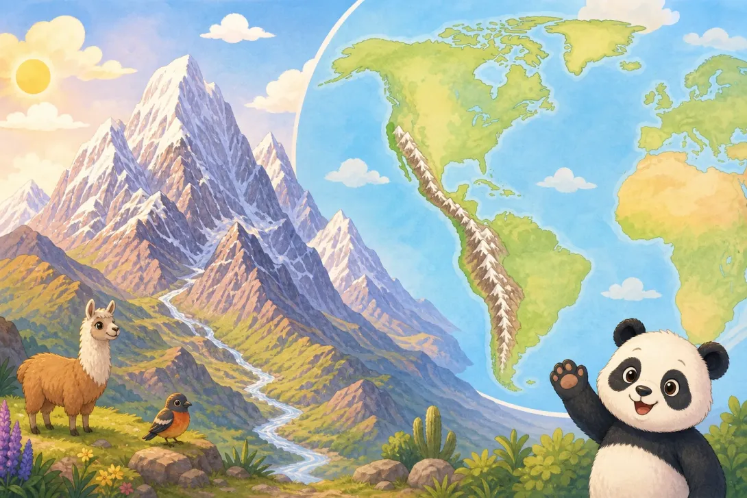 Fun Fact: 安第斯山脉 · Andes Mountains
