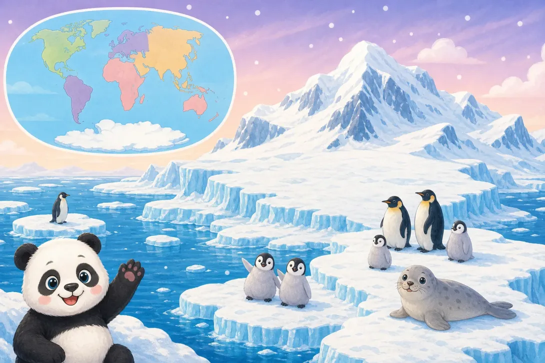 Fun Fact: 南极洲冰雪 · Antarctica Ice Continent