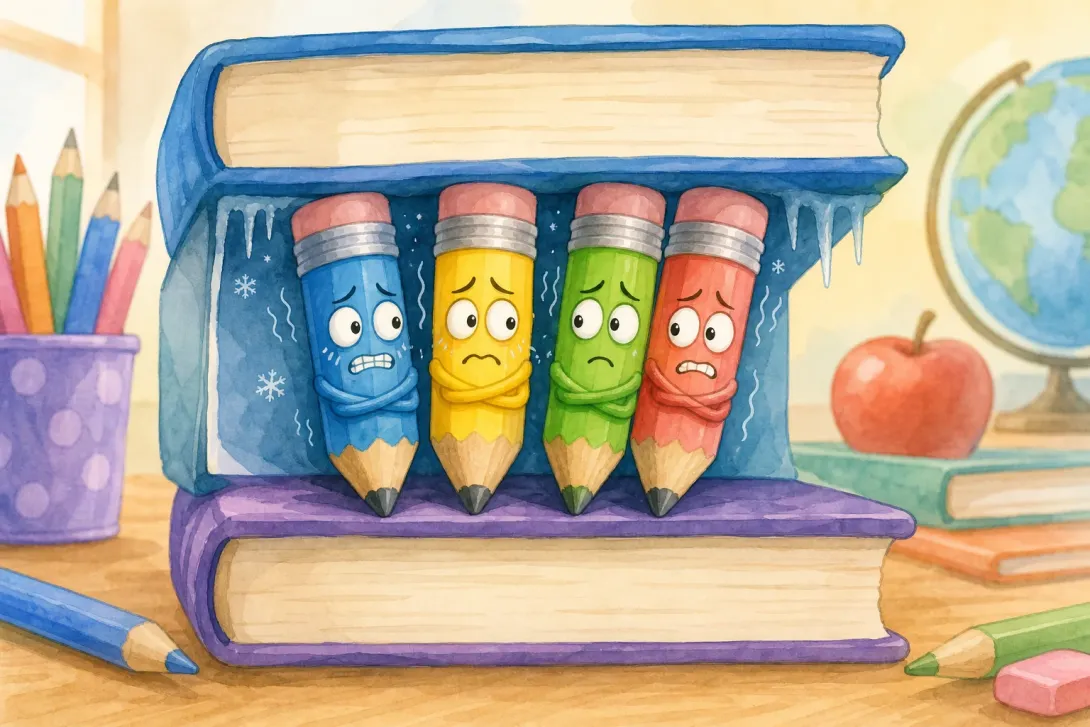 Joke: 铅笔怕冷吗？ · Are Pencils Afraid of the Cold?