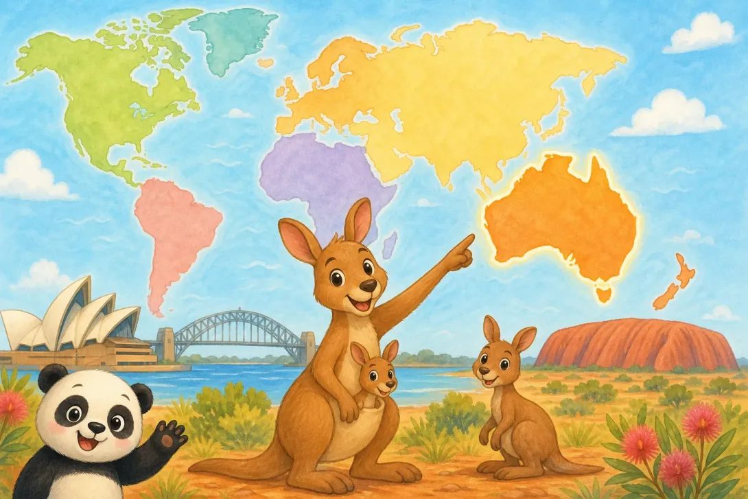 Fun Fact: 澳大利亚袋鼠国 · Australia Kangaroo Land