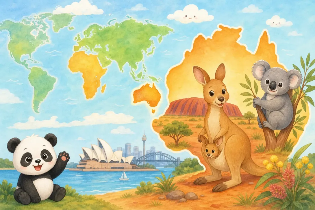 Fun Fact: 澳大利亚独特 · Australia Unique Continent