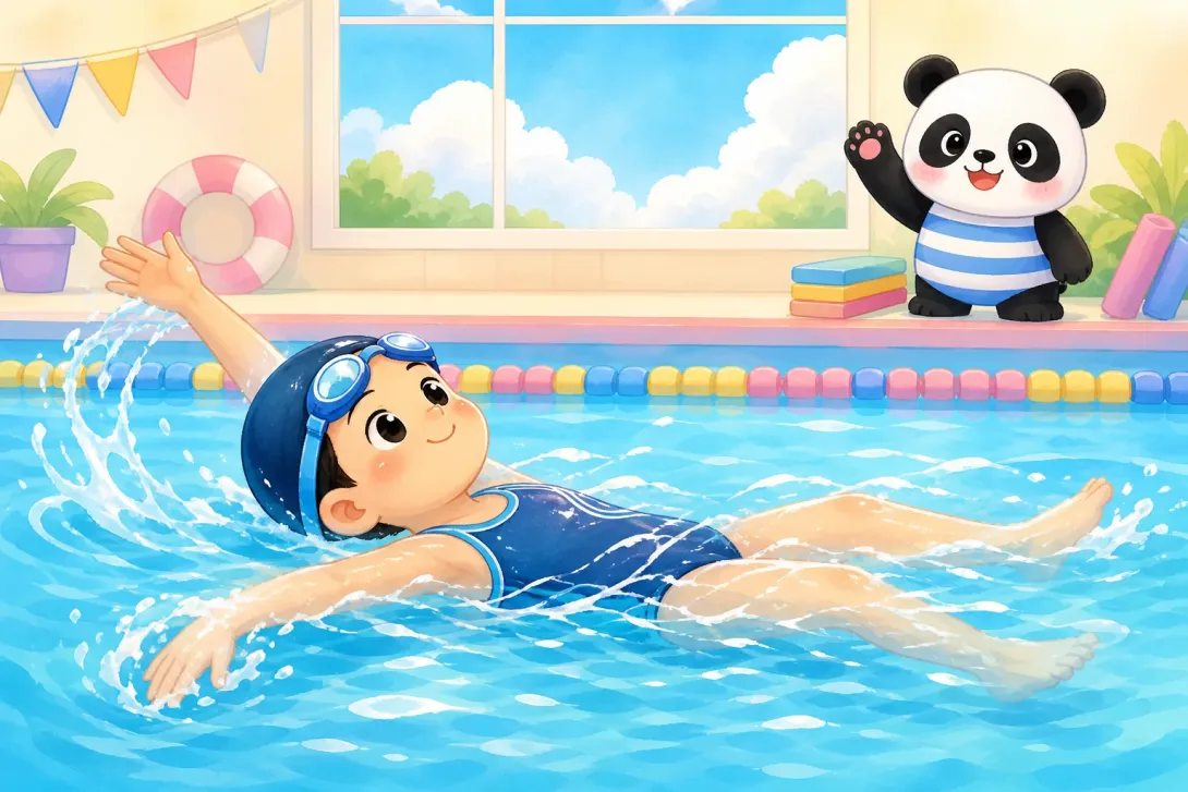 Fun Fact: 仰泳看天空 · Backstroke