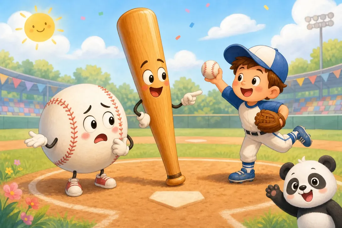 Joke: 棒球与球棒 · Baseball Joke