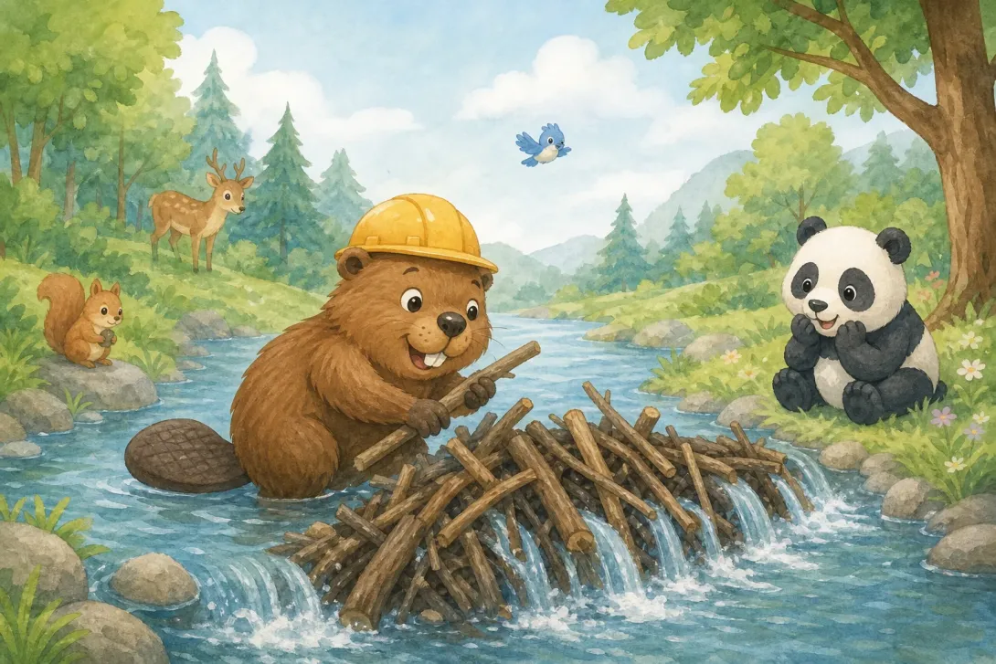 Fun Fact: 河狸是小建筑师 · Beavers Are Little Architects