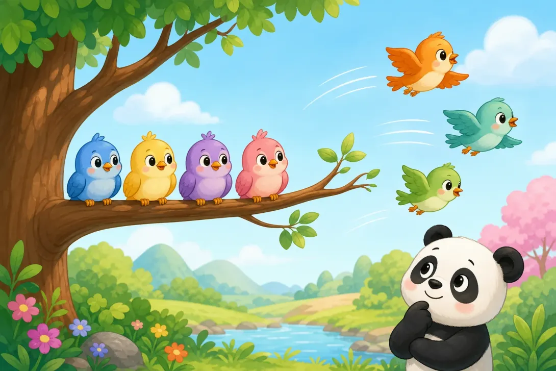 Brain Teaser: 树上的鸟 · Birds on a Branch