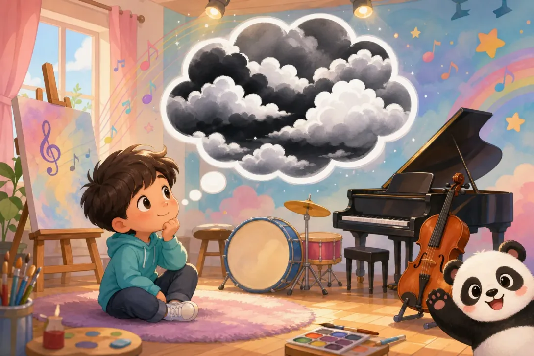 Riddle: 黑白云朵谜 · Black White Cloud Riddle