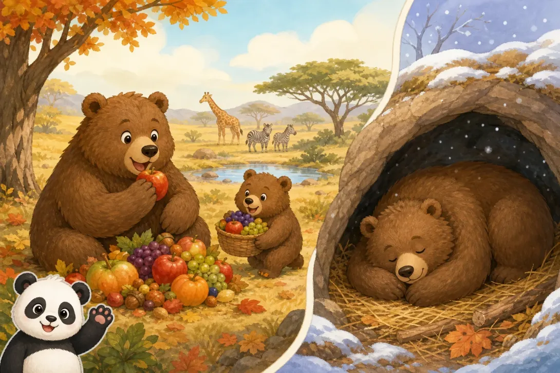 Fun Fact: 棕熊的冬天 · Brown Bear's Winter