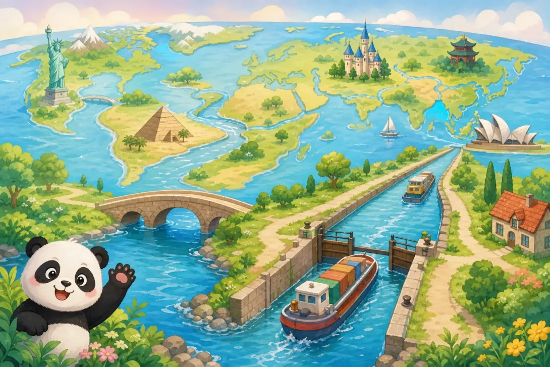 Fun Fact: 运河与河流 · Canals and Rivers