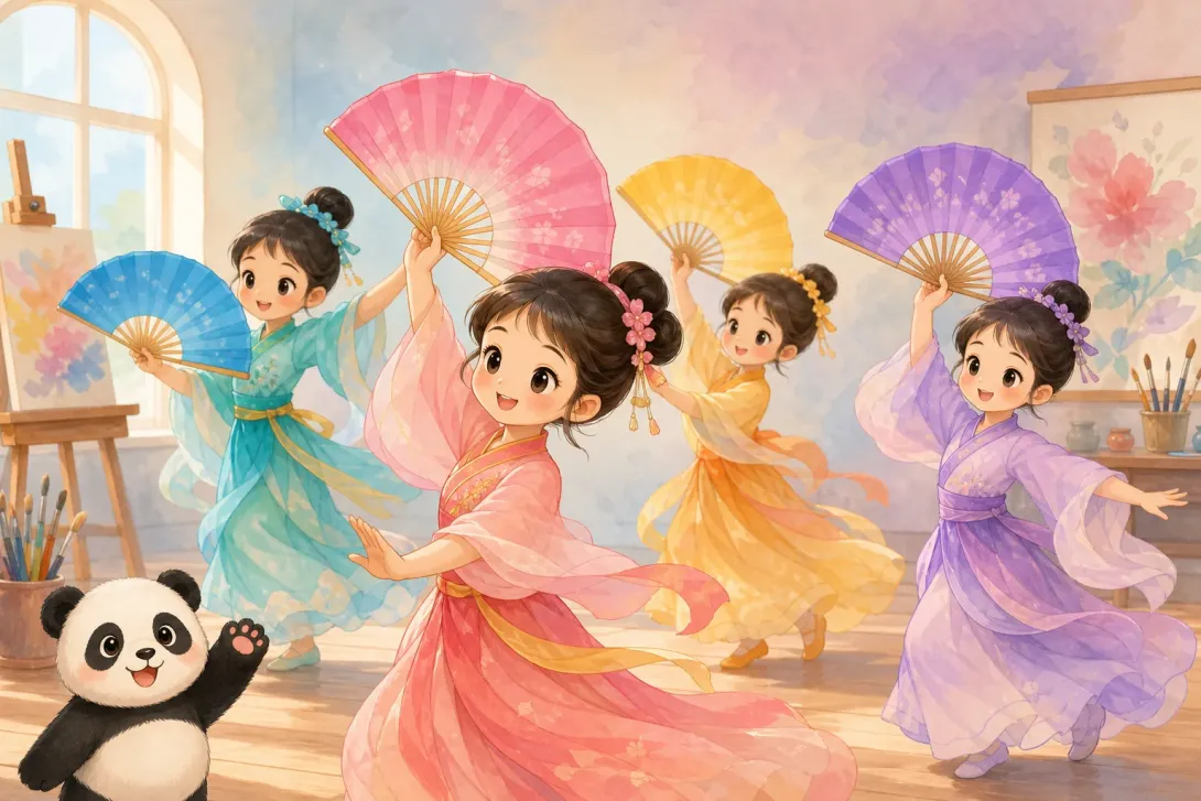 Fun Fact: 中国扇子舞 · Chinese Fan Dance