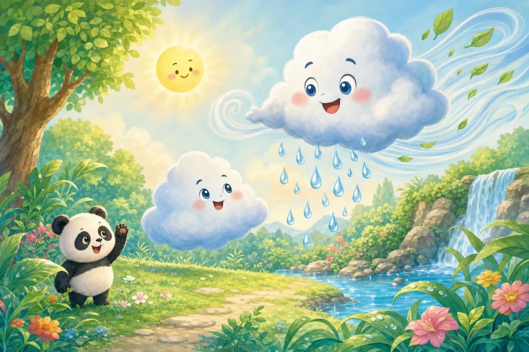 Joke: 云朵的旅行 · Clouds Travel